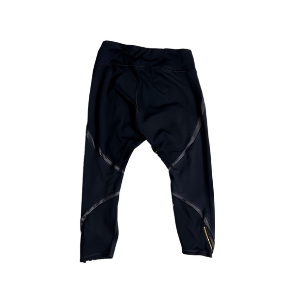 Old Navy Black Activewear High Rise Ankle Edgy Street Leggings 4 Way Stretch XXL - Picture 6 of 8